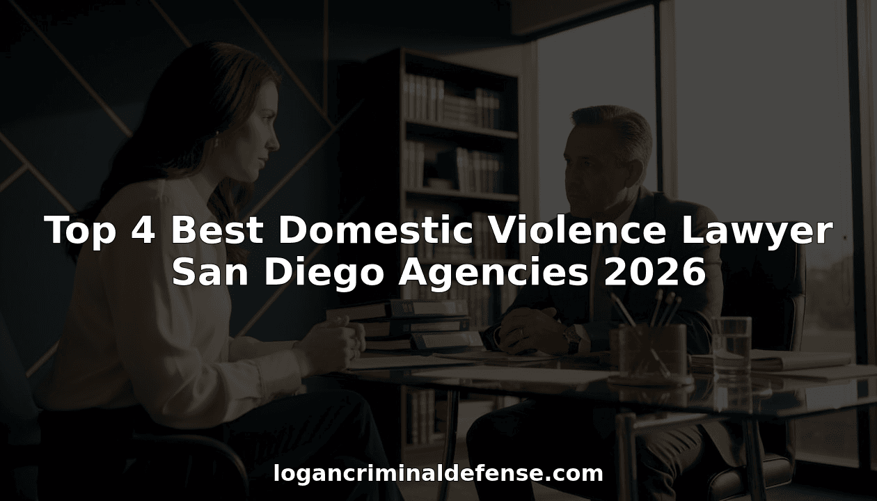 Top 4 Best Domestic Violence Lawyer San Diego Agencies 2026